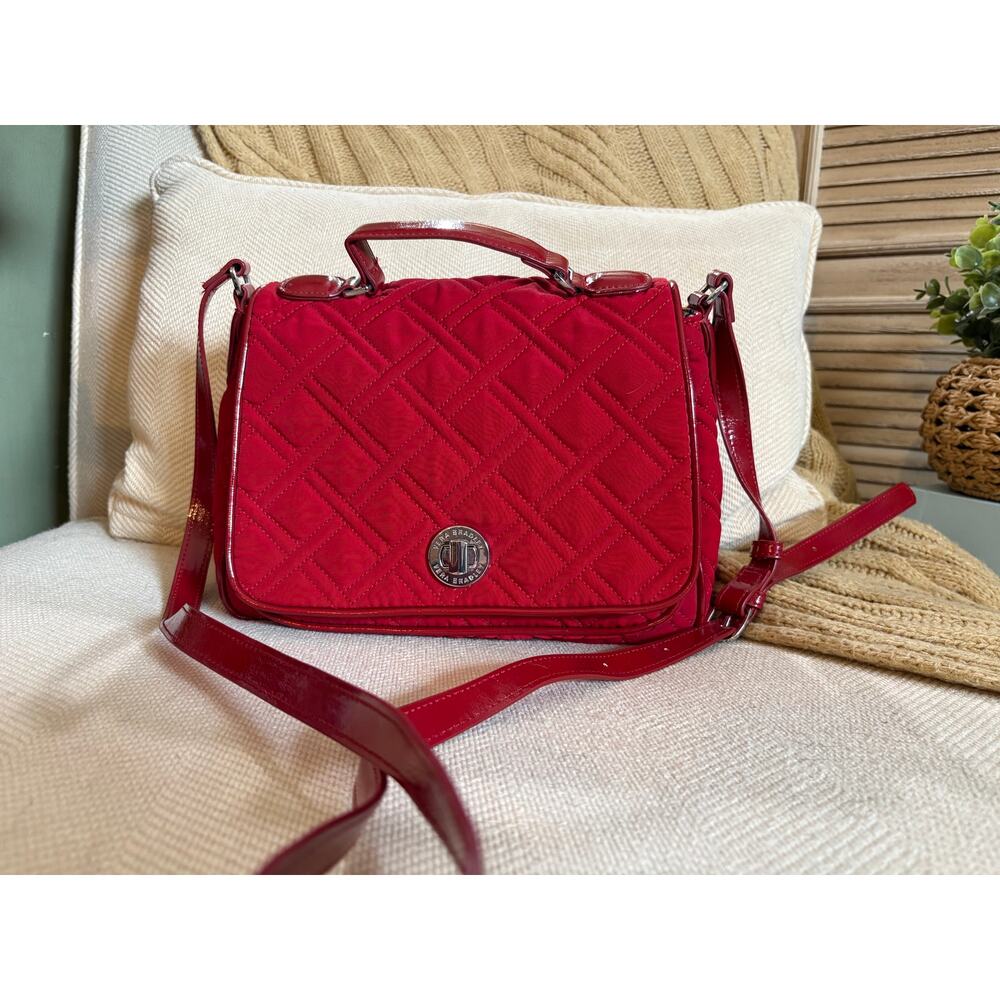 Vera Bradley Turnlock Crossbody - Tango Red - Retired